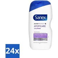 Sanex 24 x - BiomeProtect Dermo - Douchecrème - Reactieve Huid - 400 ml - BiomeProtect - Douchecrème - Gevoelige Huid - Reactieve Huid - Kalmerende Douchecrème