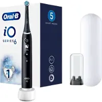 Oral-B iO Smile – Elektrische Tandenborstel – Inclusief 2 Ultimate Clean Opzetborstels – Interactief Display – Zwarte Design