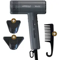 Wahl Vanquish Föhn - Lichtgewicht, ION Technologie & Sneldrogend - Professionele Haardroger - Met 2 Blaasmonden, Kam & Opbergtas - Ultimate Edition