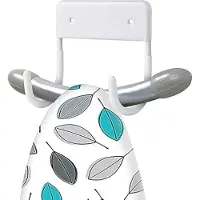 Famanu – Strijkplank ophangset, muur gemonteerde houder voor kleine strijkplank, mat wit