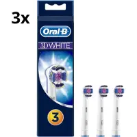 Oral-B 3DWhite Opzetborstel - 3 x 3 stuks