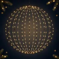 Benza – Inklapbare LED Bol – Lichtbol Ø 50 cm – 272 Warmwitte LED’s – Timer – Binnen en Buiten – 5 m Snoer