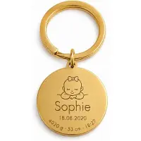 Yehwang Sleutelhanger Mijn Baby Goud