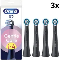 Oral-B Oral B iO Gentle Care Opzetborstels – Zwart - 3 x 4 stuks
