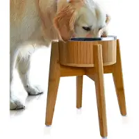 Famanu – Verhoogde hondenbak voor grote honden, 9,5" breed x 14" hoog