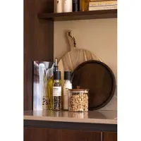 Zusss Storage Jar Smile Every Day S Glas / Acacia Hout Naturel