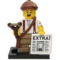LEGO [N] Newspaper Kid, Seizoen 24 (Complete set met standaard en accessoires)