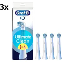 Oral-B iO Ultimate Clean Opzetborstels Wit - 3 x 4 stuks