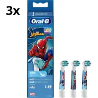 Oral-B Oral B Kids Opzetborstels Spiderman - 3 x 3 stuks