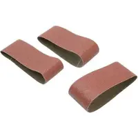 Piranha schuurband - voor bandschuurmachine - 65 x 410 mm - korrel 100 - 3 stuks