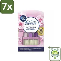 Ambi Pur 7 x - 3Volution - Navulling - Vleugje Bloesem - 20 ml - Grootverpakking - Luchtverfrisser - Geur - - 3Volution - Navulling