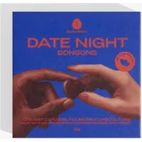 The Oh Collective Date Night Bonbons | Lustopwekkende Chocolades | Sex Chocolades | 100% natuurlijk | Maca, Ginseng en Damiana | Melkchocolade met Karamel | Inclusief Truth or Dare Spel | 4 Stuks