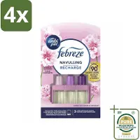 Ambi Pur - 3Volution - Navulling - Vleugje Bloesem - 20 ml - Voordeelverpakking - 4 stuks - - 3Volution