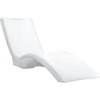 Step2 Vero Pool Lounger Zwembad Ligbed van Kunststof in Wit | Zonnebed met Verzwaarbare Voet en UV20-Kunststof - Geschikt voor Zonneplateaus tot 30,5 cm | Tuinligstoel voor buiten/tuin