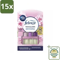 Ambi Pur 15 x - 3Volution - Navulling - Vleugje Bloesem - 20 ml - Grootverpakking - Geurverspreider - Geur - Frisheid - Bloemige Geur - Geurwisseling