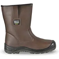 Safety Jogger Winterbox | Alaska veiligheidslaars + sokken + handschoenen + muts | Bruin | Maat 38 - SI9805380