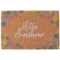 Something Different - Natural Floral Hello Sunshine Deurmat - Multicolours