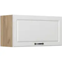 Vicco Hangkast R-Line, Wit landelijk/Goudkleurig Eiken, 80 cm Plat