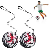 Benza Ibenzoa Robuust voetbaltrainingnet van nylon – Trainingsnet voor kinderen, dubbele, niet-rekbare constructie, geschikt voor binnen- en buitengebruik