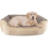 Markenlos Wasbare hondenmat XL, beige, antislip