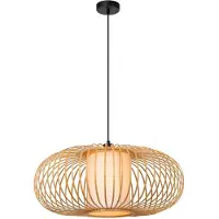 Lucide Hanglamp Thuline Ø 60cm houtlook