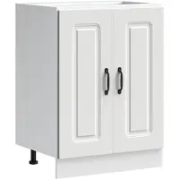 vidaXL Spoelbakonderkast Kalmar 60x46x81,5 cm bewerkt hout wit