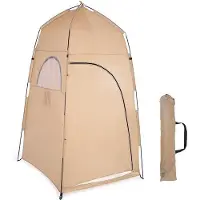 Markenlos Draagbare omkleedruimte en toilet – Campingshower met opbergtas