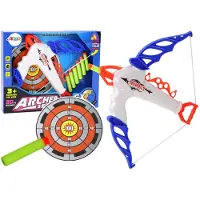 Leantoys Boog Met Doel Voor Zachte Pijlen Met Zuignap 6 Stuks