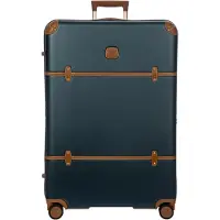 Bric's Bellagio 4 wielen Trolley 82 cm met uitbreidingsplooi blauw