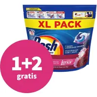 Dash 1+2 Gratis: Wasmiddelcapsules 4in1 Pods Jasmin & Rose De Mai 35 Stuks