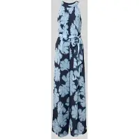 Christian Berg Jumpsuit met Strikceintuur en Plissévouwen