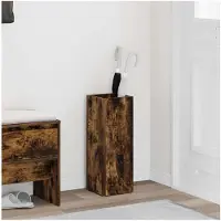 vidaXL Opslaghaak & Rek Rook Eiken 20 x 20 x 55,5 cm Bewerkt hout