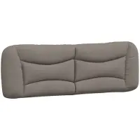 vidaXL Hoofdbordkussen "Hvar" 160 cm stof taupe