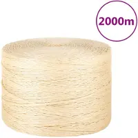 vidaXL Touw 3 mm 2000 m 100% sisal