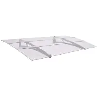 vidaXL Deurluifel 150x90 cm PET zilverkleurig en transparant