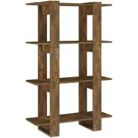 vidaXL Boekenkast/kamerscherm 80x30x123,5 cm gerookt eikenkleurig