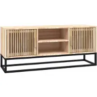 vidaXL Tv-meubel 105x30x45 cm bewerkt hout en ijzer