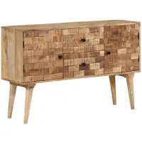 vidaXL - Dressoir - 110x30x70 - cm - massief - mangohout