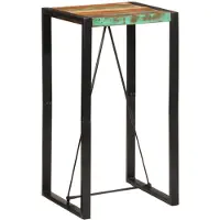 vidaXL Bartafel 60x55x110 cm massief gerecycled hout