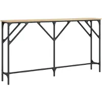 vidaXL Wandtafel 140x23x75 cm bewerkt hout sonoma eikenkleurig