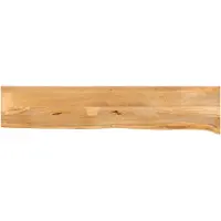 vidaXL Tafelblad met natuurlijke rand 180x40x3,8 cm massief mangohout