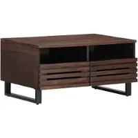 vidaXL Salontafel 80x55x40 cm massief mangohout bruin
