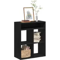 vidaXL Boekenkast 66x31x80 cm bewerkt hout zwart