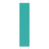 vidaXL Plissé rolgordijn 40x200 cm stofbreedte 39,4 cm petrol groen