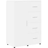 vidaXL Dressoir 60x31x84 cm bewerkt hout wit