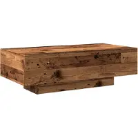 vidaXL Salontafel 100x49,5x31 cm bewerkt hout oud houtkleurig