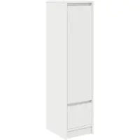 vidaXL Highboard 29,5x34x119,5 cm spaanplaat wit