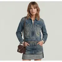 G-Star Shrunken Boxy Jack - Donkerblauw - Dames - M
