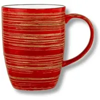 Wilmax England Porseleinen Mok 460 ml Rood WL-669237/A