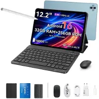 Blackview Tablet MEGA 5 - 12.2 inch - 32GB RAM - 256GB ROM - 10000mAh - Android 16 - Blauw